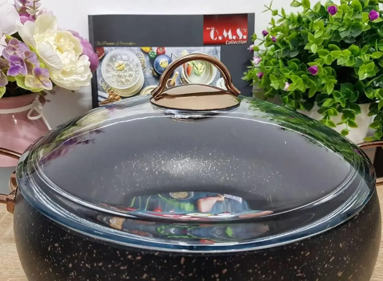 Кастрюля OMS Collection 3141 24 см 4,5 л Bronze - фото 5 Кастрюля OMS Collection 3141 24 см 4,5 л Bronze - фото 5