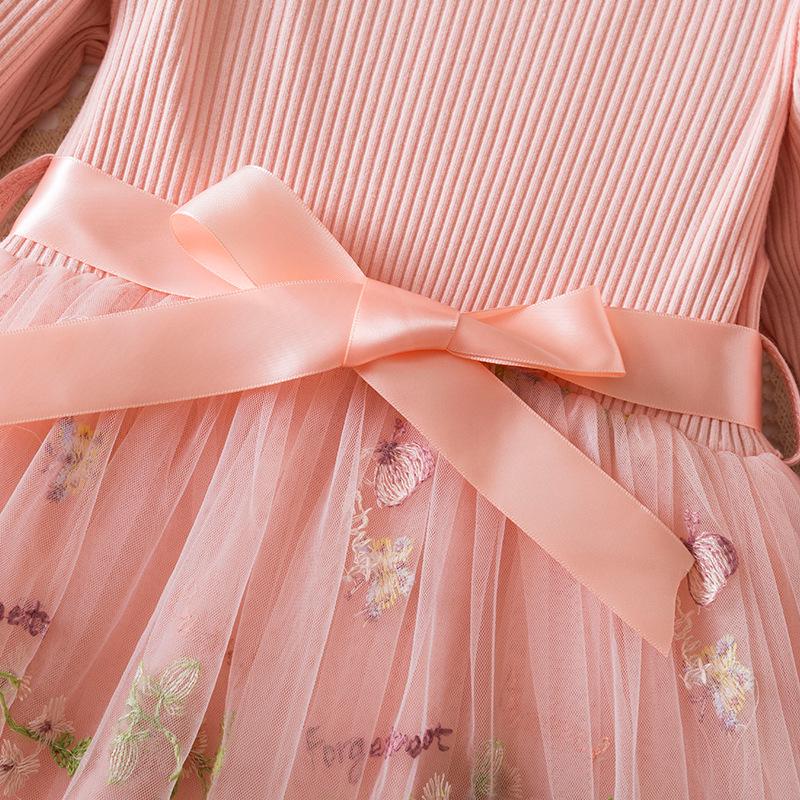 Сукня дитяча Флора з фатиновою спідницею та квітковою вишивкою 3 роки 100 см Рожевий (11122280500) - фото 7 Сукня дитяча Флора з фатиновою спідницею та квітковою вишивкою 3 роки 100 см Рожевий (11122280500) - фото 7