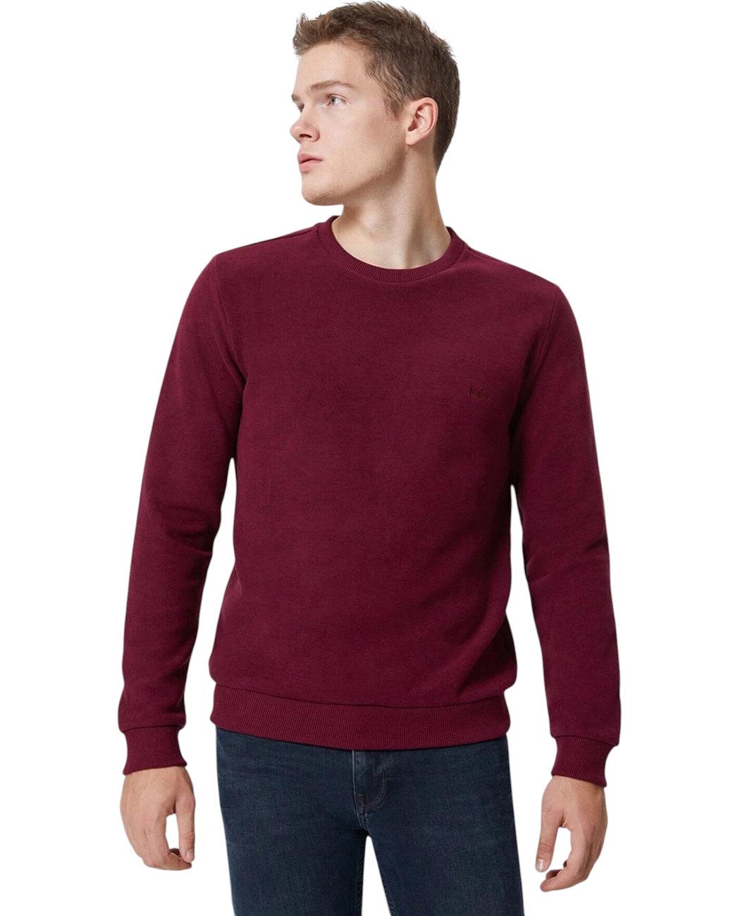 Світшот чоловічий Lee Cooper Newdwade 231LCM241011.4501 XXL Бордовий (8682272349487)