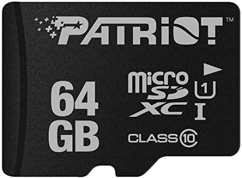 Карта памяти Patriot LX Series 64 Гб class 10 (20332)
