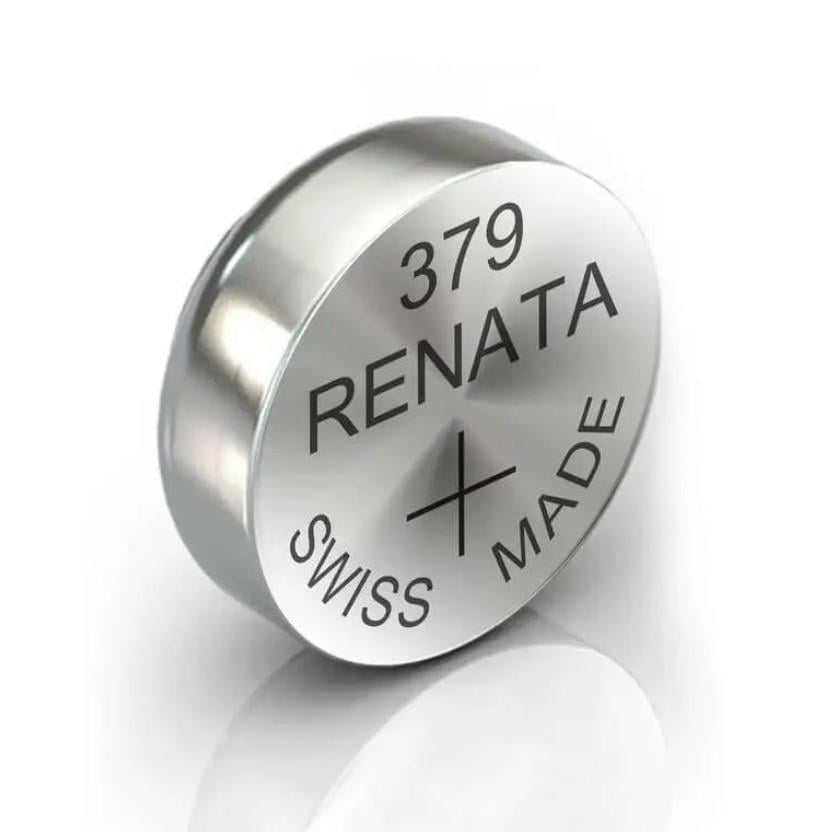 Батарейка годинникова Renata 1 шт. R379 Silver Oxide (SR521SW) - фото 1 Батарейка годинникова Renata 1 шт. R379 Silver Oxide (SR521SW) - фото 1