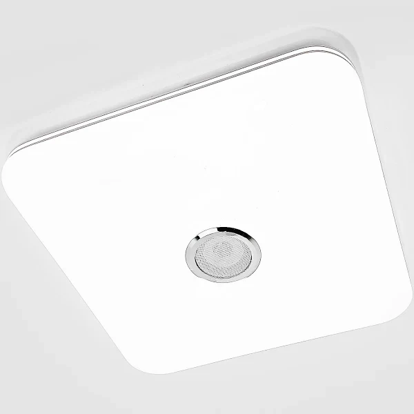 Люстра умная Smart RGB музыкальная LED 40 Вт Белый/Хром