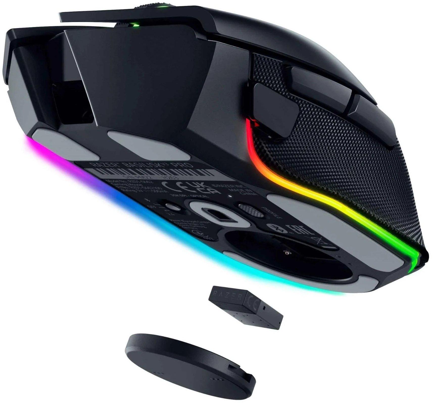 Компьютерная мышка беспроводная Razer Basilisk V3 Pro Black (RZ01-05240100-R3G1) - фото 6 Компьютерная мышка беспроводная Razer Basilisk V3 Pro Black (RZ01-05240100-R3G1) - фото 6
