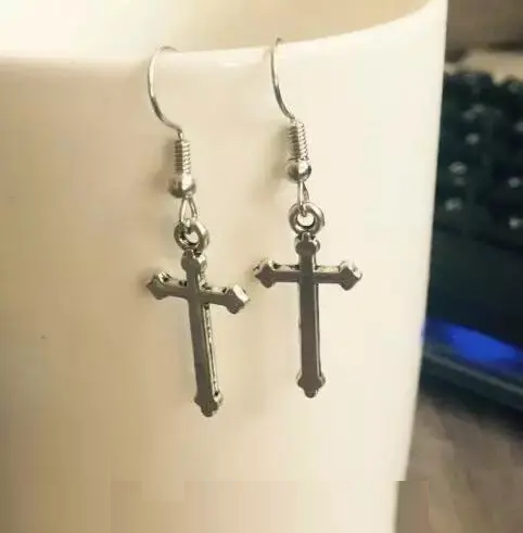 Сережки Cross хрест (1221133304)