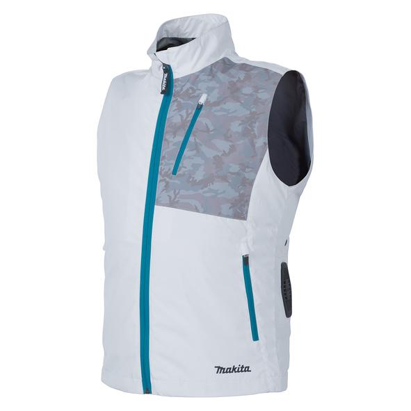 Аккумуляторный жилет с вентиляцией Makita DFV210Z2XL LXT/CXT 10,8-18В (2XL) спецодежда жилетка водонепроницаемая с охлаждением вентилируемая (4136)