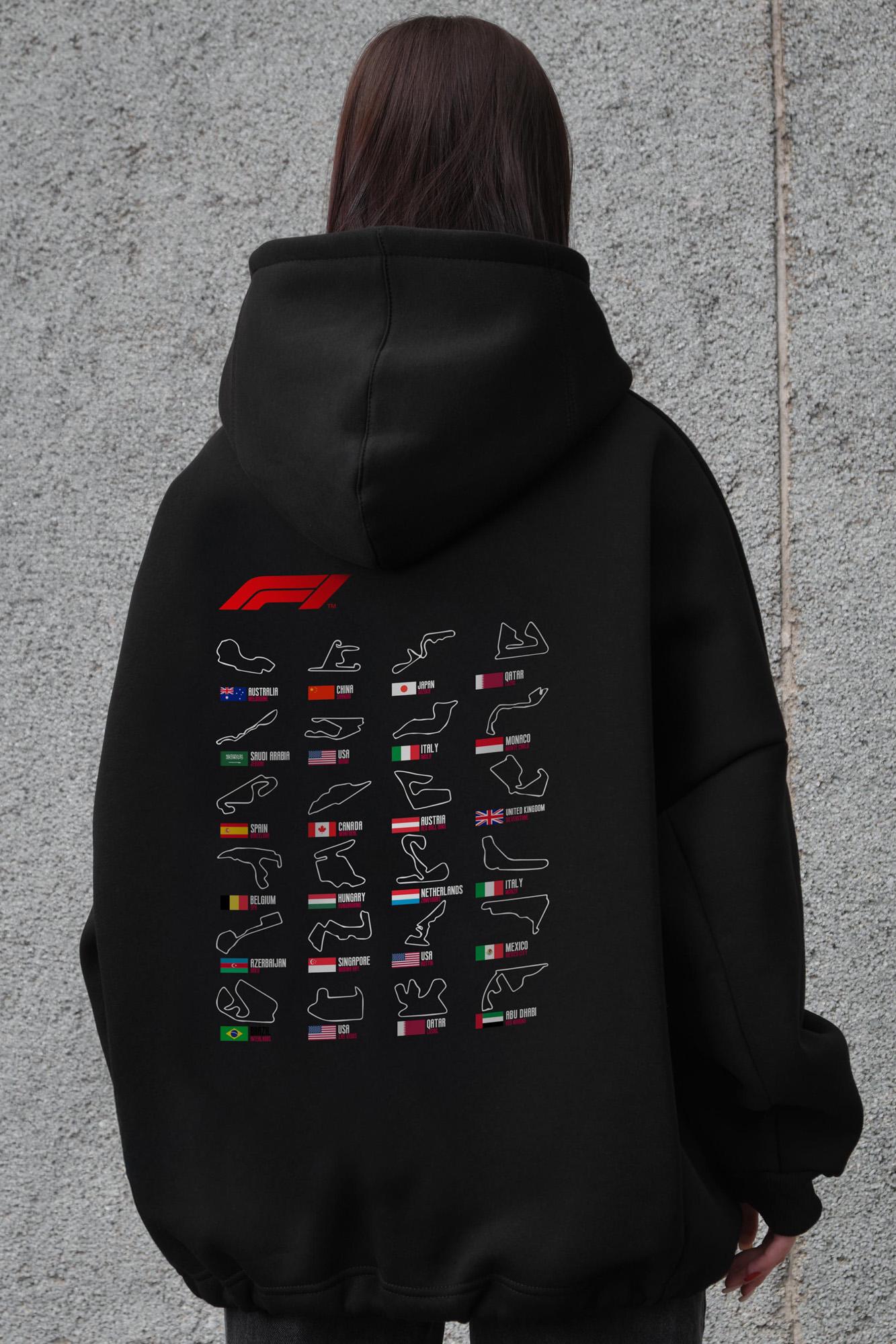 Худи на флисе Without с капюшоном и принтом Track оверсайз Black (8055558) - фото 5 Худи на флисе Without с капюшоном и принтом Track оверсайз Black (8055558) - фото 5