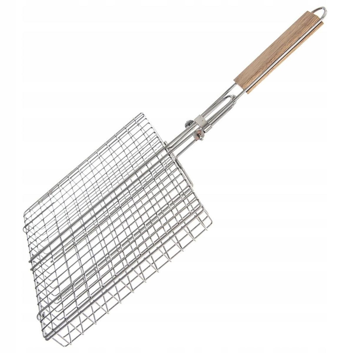 Решетка-гриль A-PLUS со съемной деревянной ручкой 30х24х4 см (1833) - фото 5 Решетка-гриль A-PLUS со съемной деревянной ручкой 30х24х4 см (1833) - фото 5