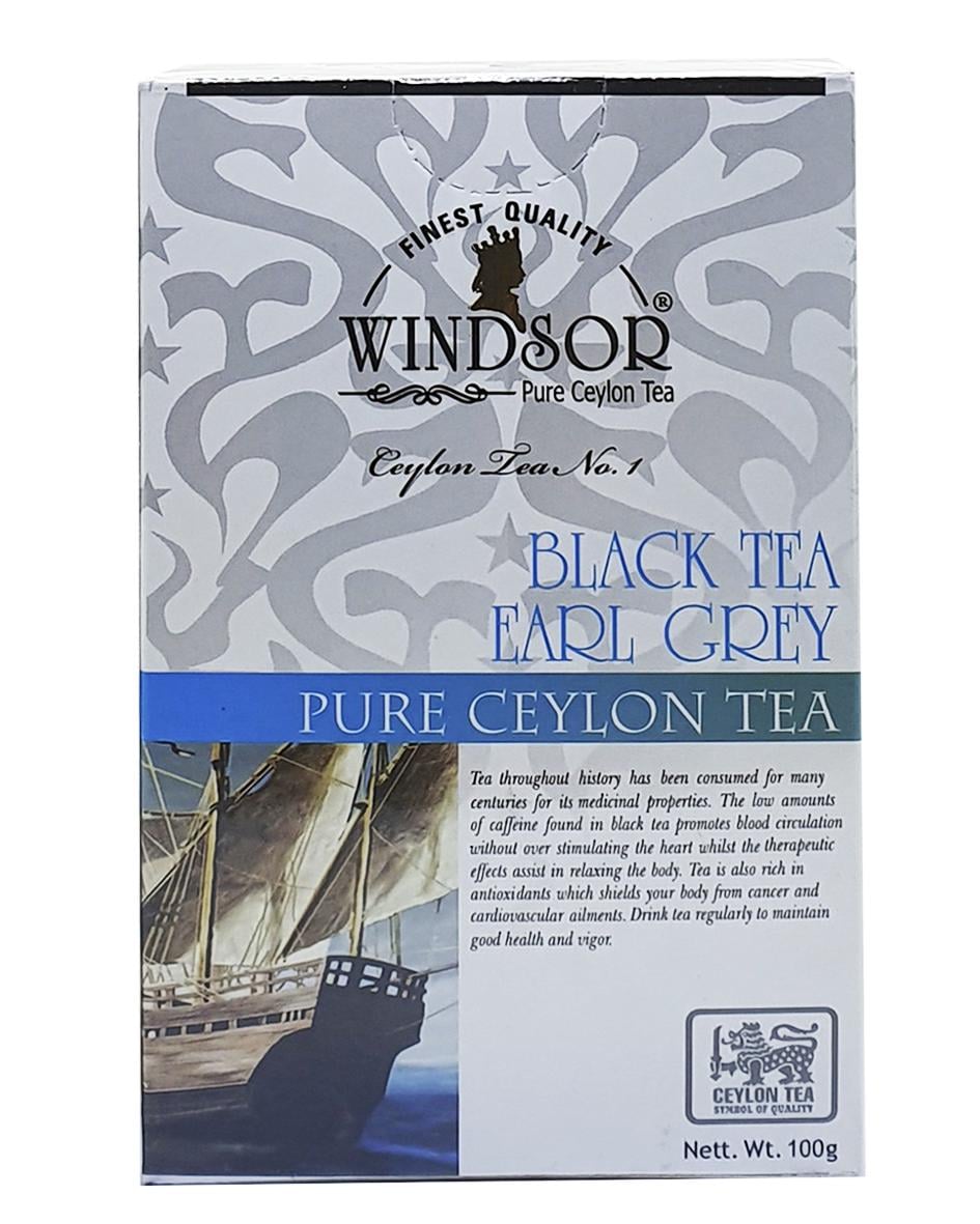 Чай черный Windsor Earl Grey Black Tea с бергамотом 100 г (53791)