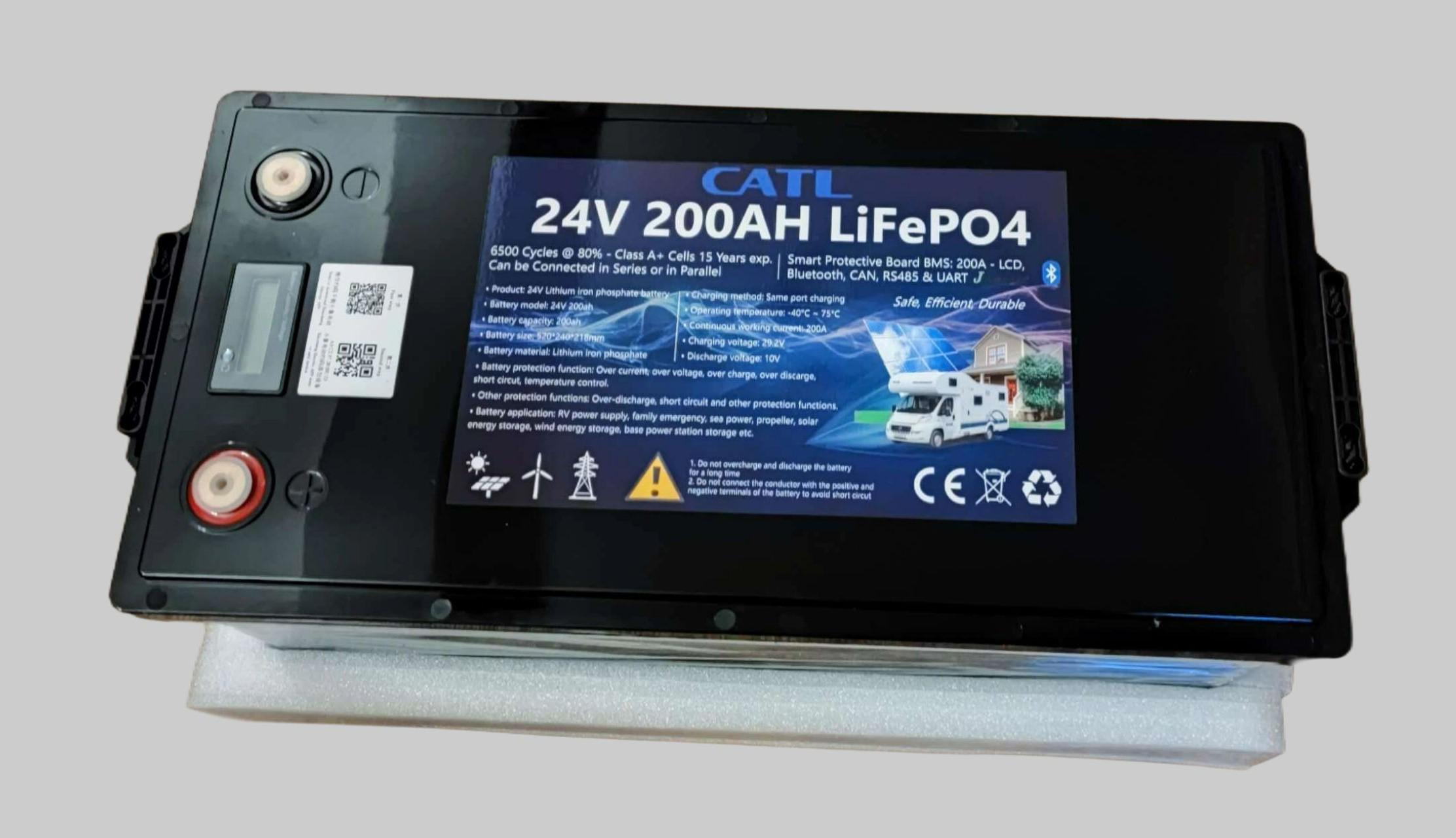 Акумулятор LiFePO4 25,6V 200 Ah 5120Wh Bluetooth BMS (24184736) - фото 2