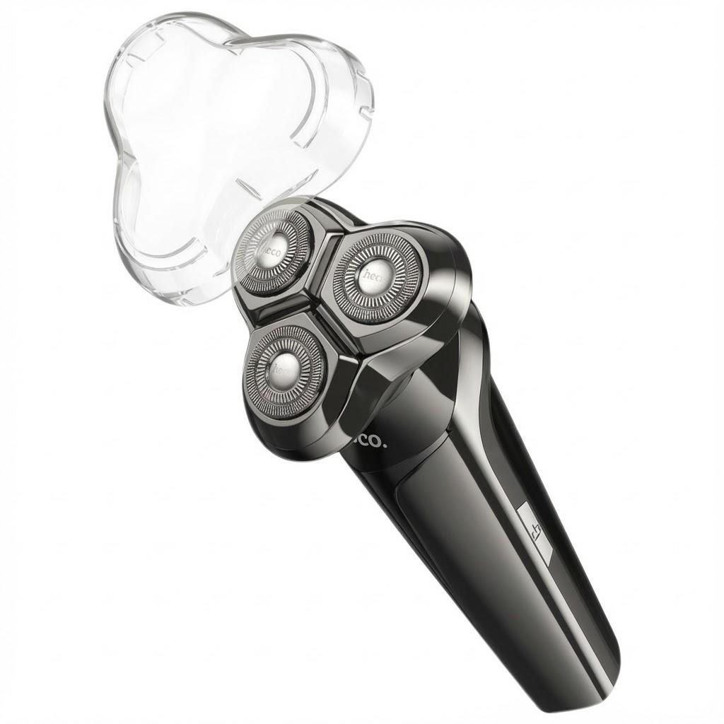 Електробритва Hoco HP39 з трьома плаваючими головками/LED-дисплеєм і 60 хв автономної роботи - фото 4 Електробритва Hoco HP39 з трьома плаваючими головками/LED-дисплеєм і 60 хв автономної роботи - фото 4