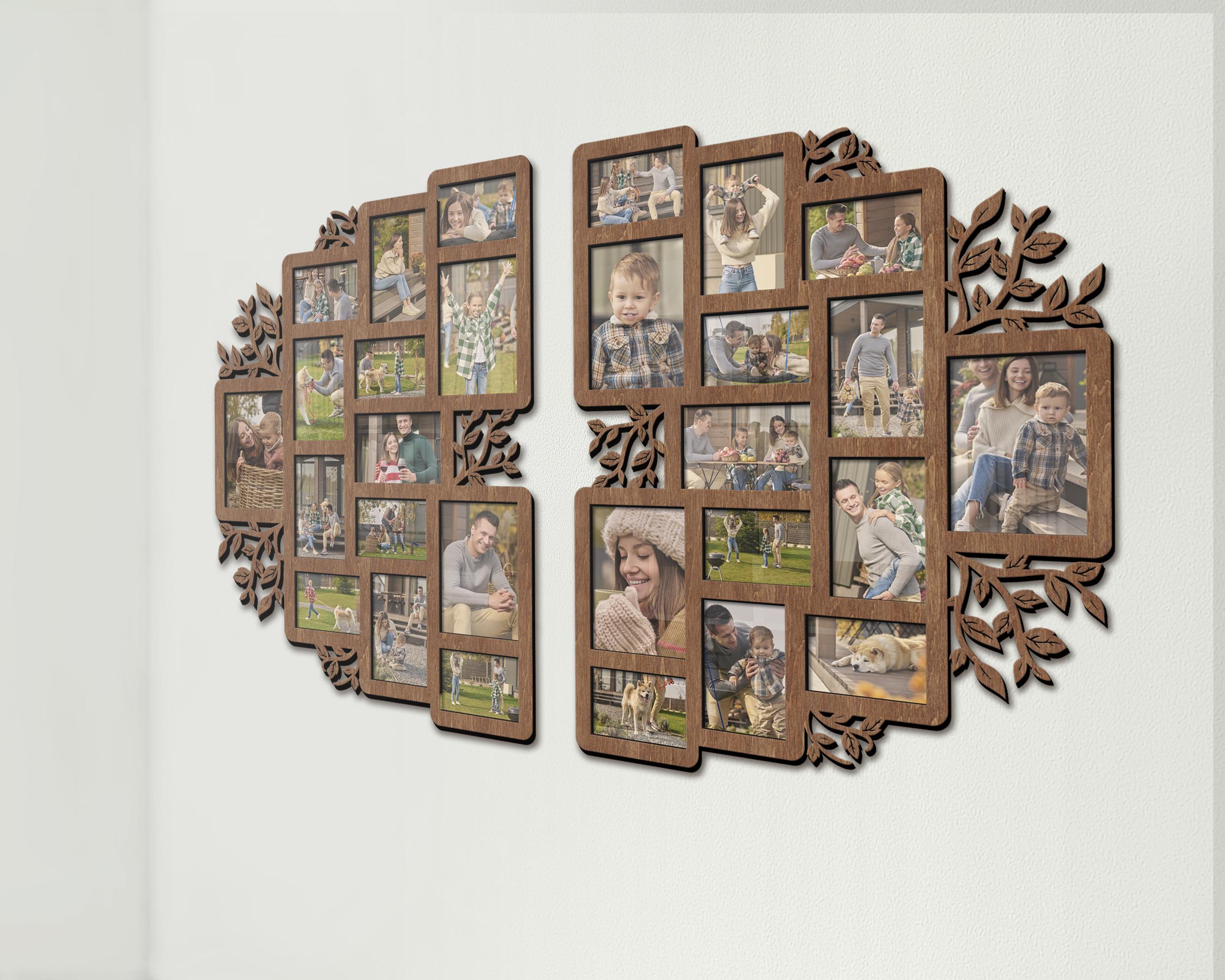 Фото-колаж The Frame Depot Сімейне дерево на 28 фото Коричневий (decor_inside_trees_2_parts_l-2) - фото 2 Фото-колаж The Frame Depot Сімейне дерево на 28 фото Коричневий (decor_inside_trees_2_parts_l-2) - фото 2