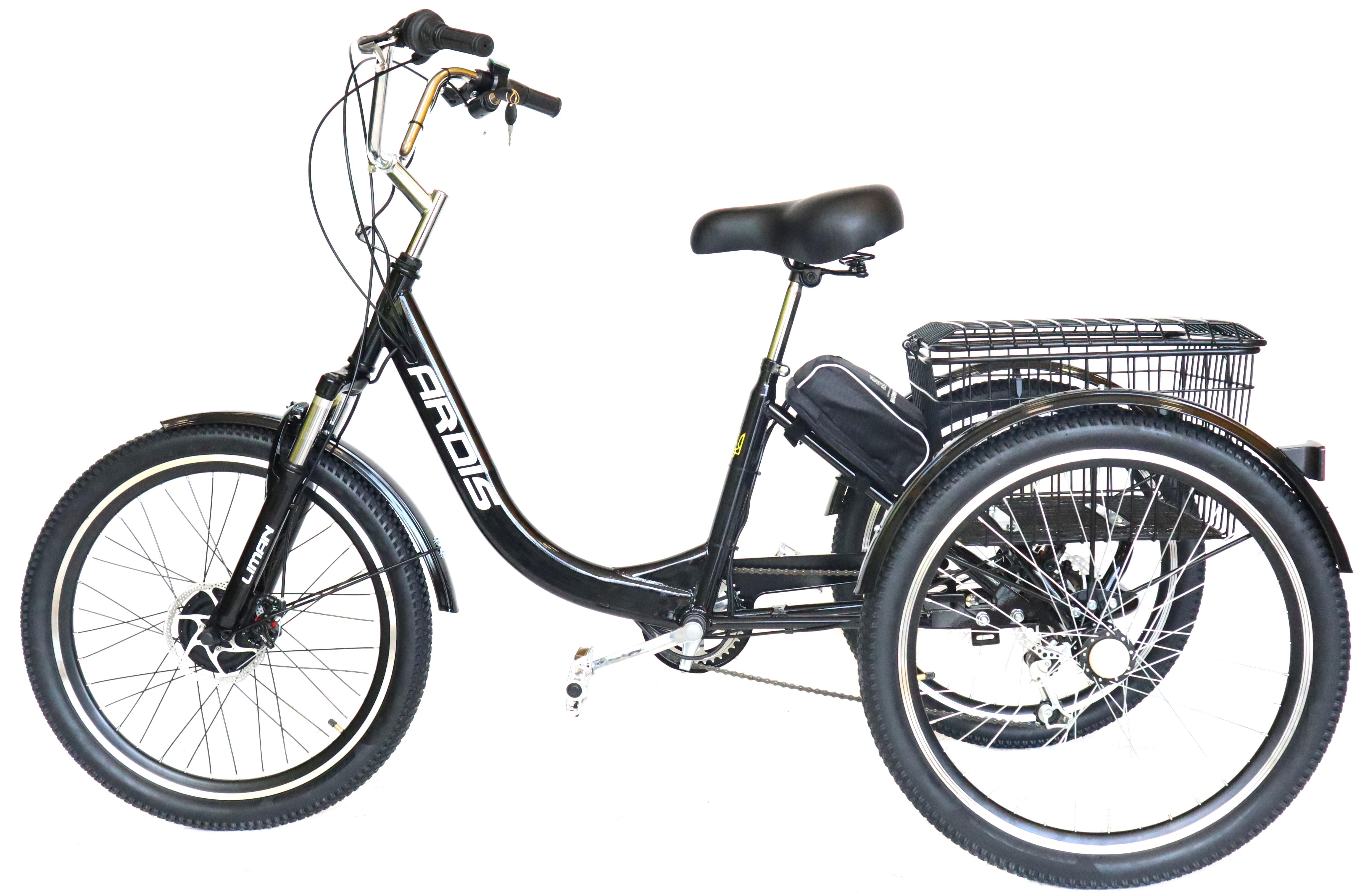 Електровелосипед триколісний Ardis Liman 24" 36 В 350 Вт літій-іонним акумулятором 10 Аг в сумці (100090) - фото 2 Електровелосипед триколісний Ardis Liman 24" 36 В 350 Вт літій-іонним акумулятором 10 Аг в сумці (100090) - фото 2