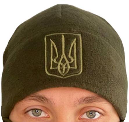 Шапка зимова флісова Ranger RA8953 з гербом р. 55-57 Olive (22601824) - фото 3 Шапка зимова флісова Ranger RA8953 з гербом р. 55-57 Olive (22601824) - фото 3