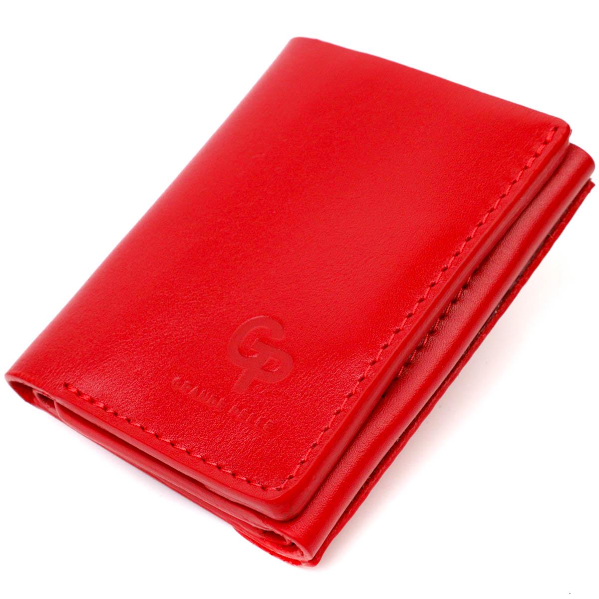 Кошелек-портмоне женское Grande Pelle Women Wallet 16785 Красный (56345)