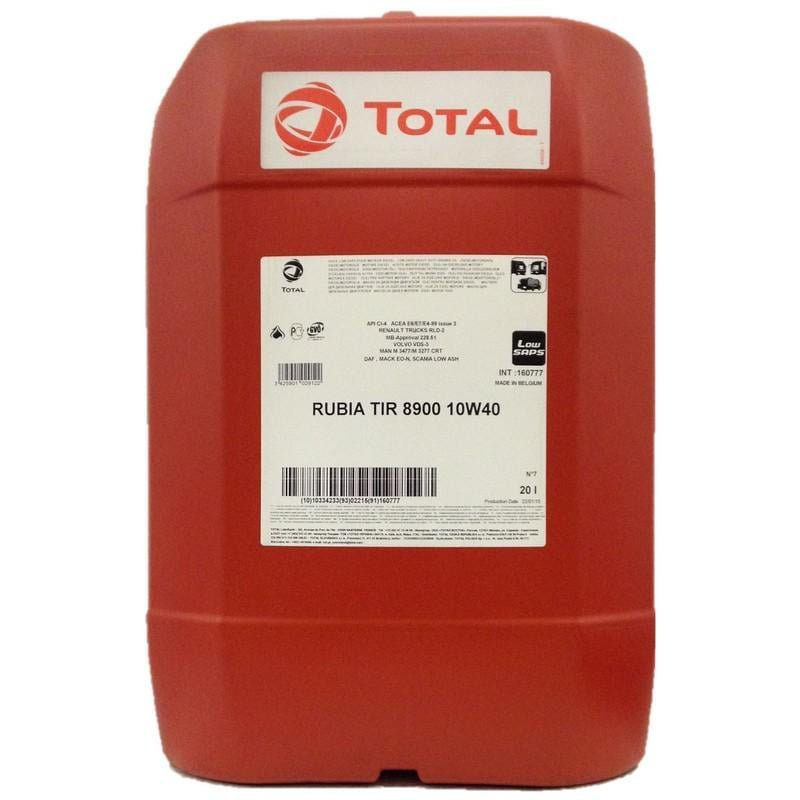 Моторное масло Total Rubia Tir 8900 10W-40 20 л