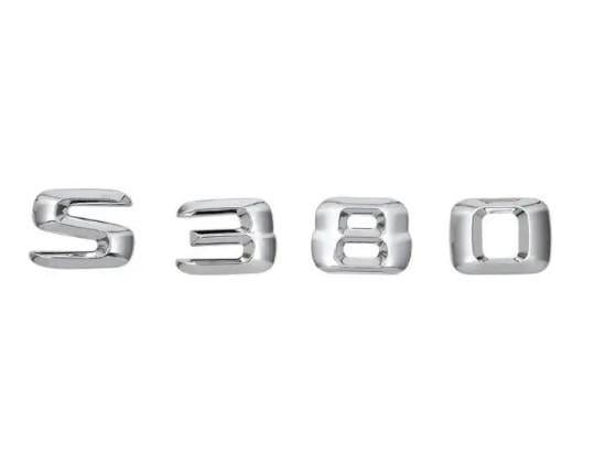 Надпись на багажник эмблема Mercedes S380 (2170041404)