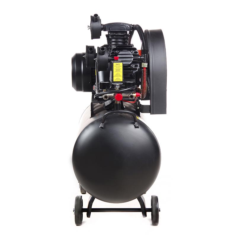 Компрессор Apro трехцилиндровый ременный OFBD-100X 8 Бар 3,0 кВт 530 л/мин 100 л 2 крана с маслом 0,8 л (850184) - фото 4