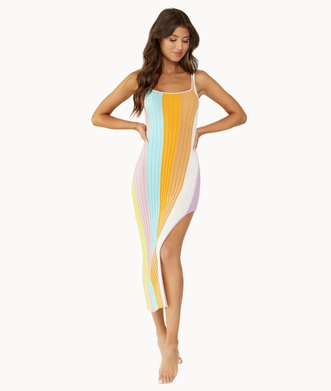 Платье с разрезом PQ Swim M/L Разноцветный (BOT-1217D)