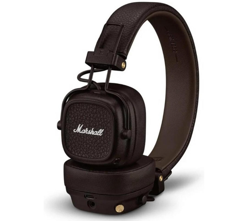 Наушники Marshall Major V с микрофоном Brown (1006834)