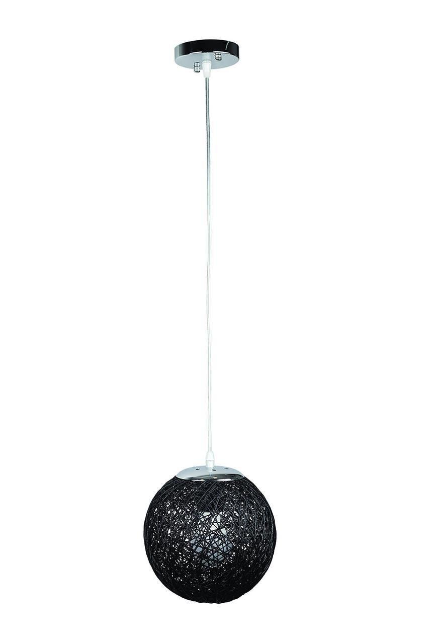 Подвесной светильник Levistella 9712001-1 с нитевым хромированным плафоном Черный (1887929422) - фото 1 Подвесной светильник Levistella 9712001-1 с нитевым хромированным плафоном Черный (1887929422) - фото 1