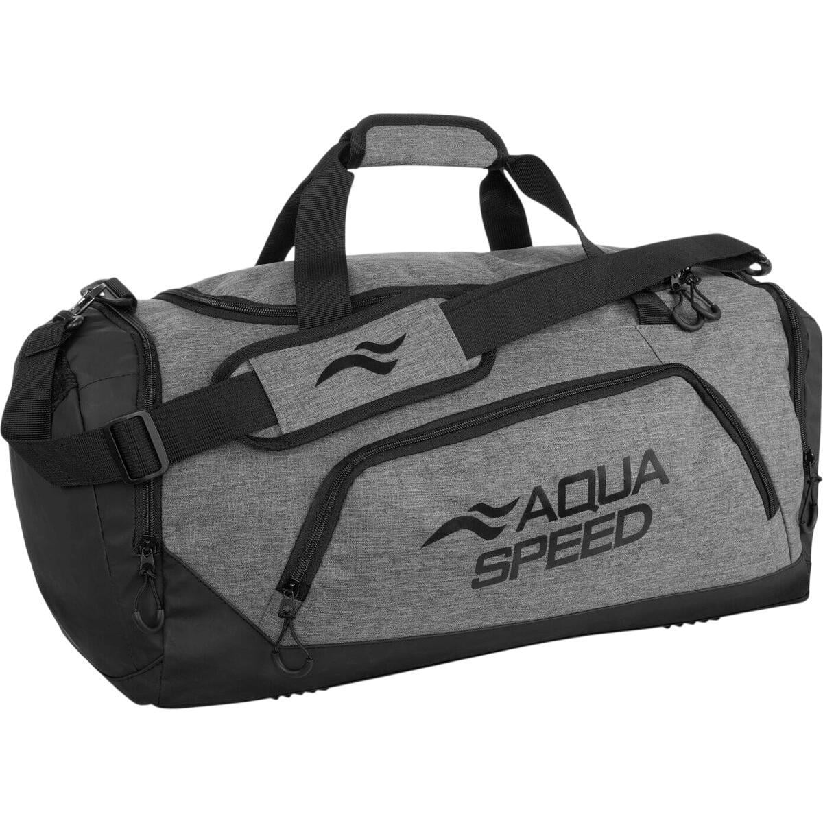 Сумка спортивная Aqua Speed ​​DUFFEL BAG L 43L Серо-черный (141-37)