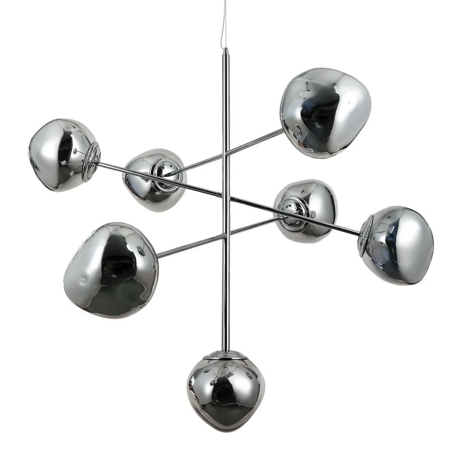 Люстра подвесная 793CH01-7 CH 180 E27 с 7 необычными плафонами Хром - фото 4 Люстра подвесная 793CH01-7 CH 180 E27 с 7 необычными плафонами Хром - фото 4