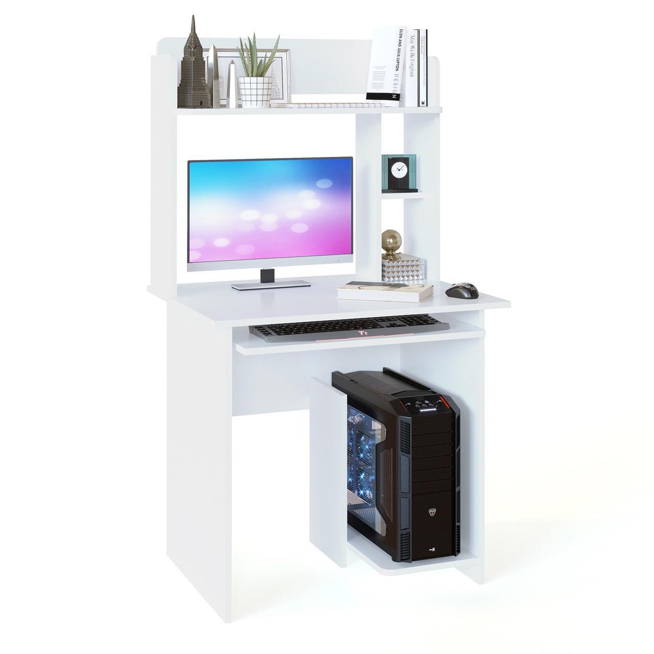 Компьютерный стол XDesk-21-1+КН-01 компактный с надстройкой 740x800x600 мм (КСXD21...1+КН-01)