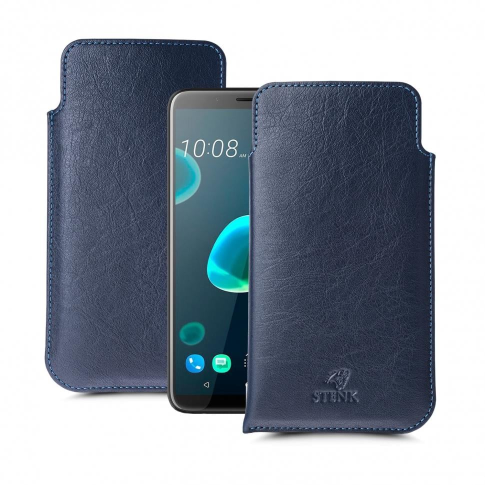 Футляр Stenk Elegance для HTC Desire 12 Plus Синий (63304)