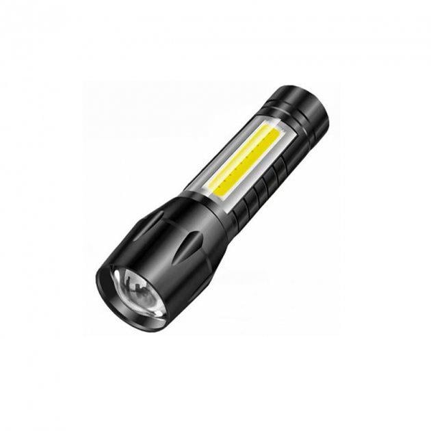 Фонарик светодиодный аккумуляторный 3W LED COB 350 lm (PH050713) Фонарик светодиодный аккумуляторный 3W LED COB 350 lm (PH050713)