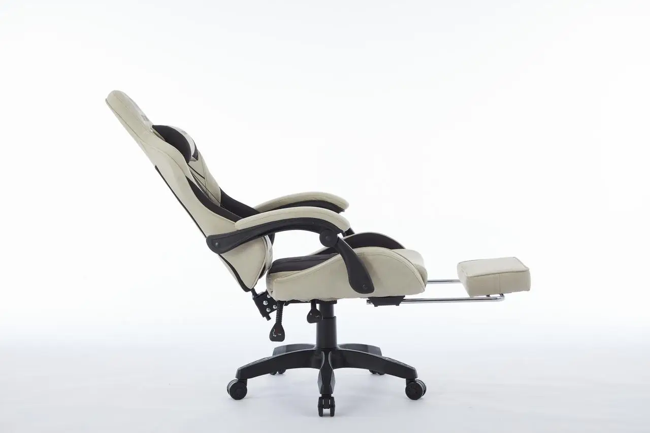 Кресло геймерское тканевое Infiny Dzhoystyk Бежевый - фото 6