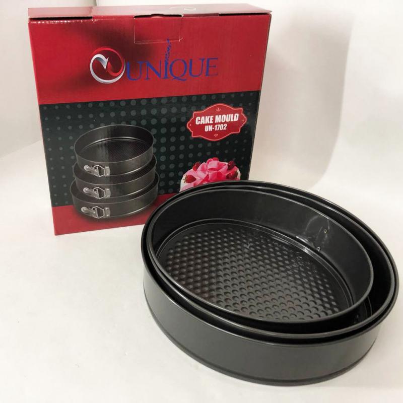 Набор разъемных форм Unique UN-1702 для выпечки и запекания 3 шт. (tf5923) - фото 10 Набор разъемных форм Unique UN-1702 для выпечки и запекания 3 шт. (tf5923) - фото 10