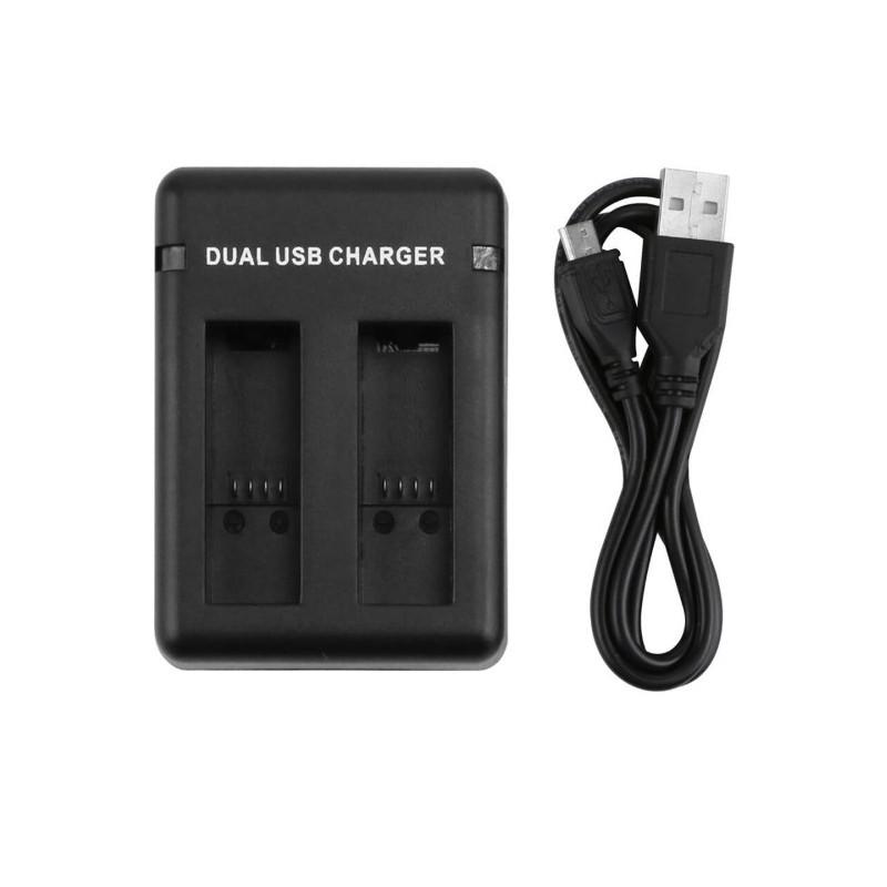 Устройство зарядное для двух аккумуляторов GoPro Hero 5 6 7 8 Акб AABAT-001 AHDBT-501 с USB XTGP346B