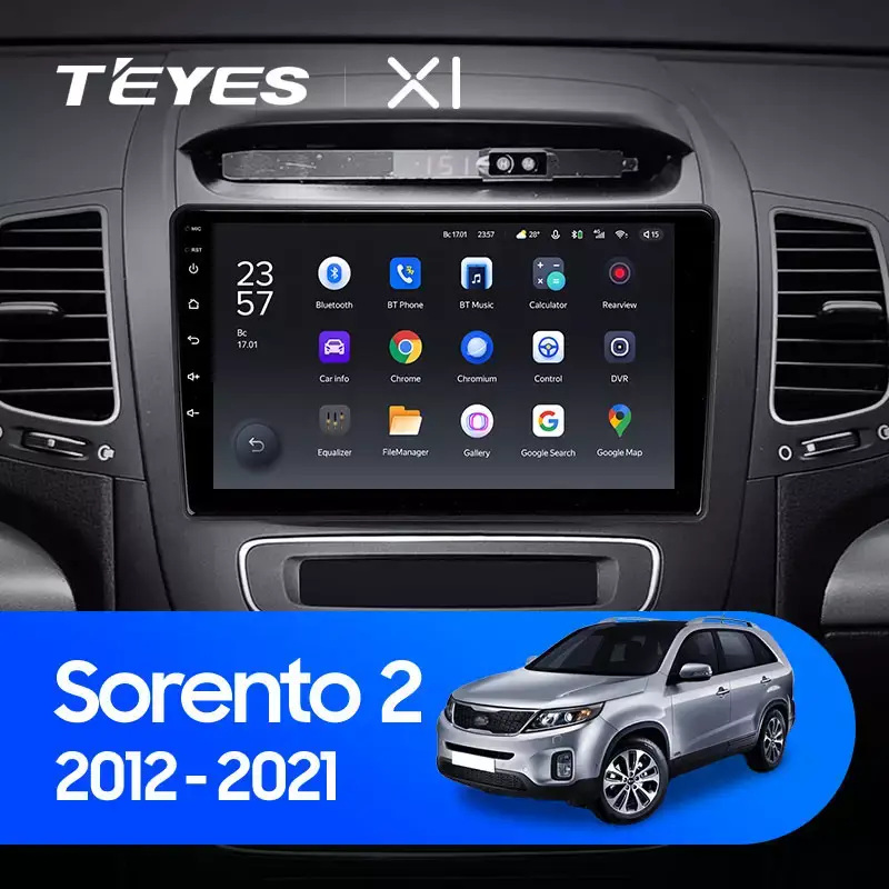 Автомагнітола штатна Teyes X1 для Kia Sorento 2 2012-2021 Android 2/32 Гб Wi-Fi/4G варіант F2 (1655397507) - фото 3