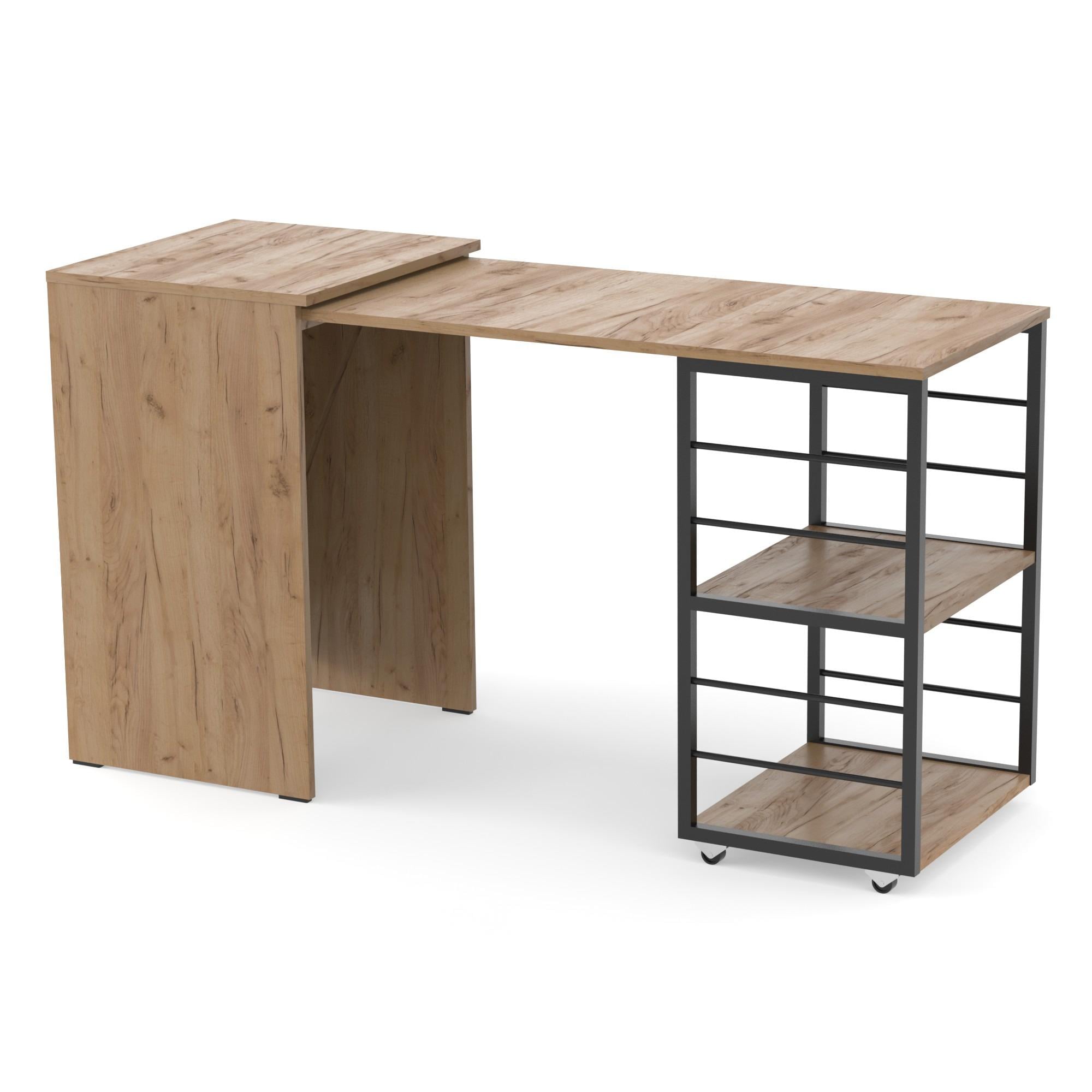 Розсувний стіл тумба Неман ДОЛІН Дуб крафт золотий (638203)