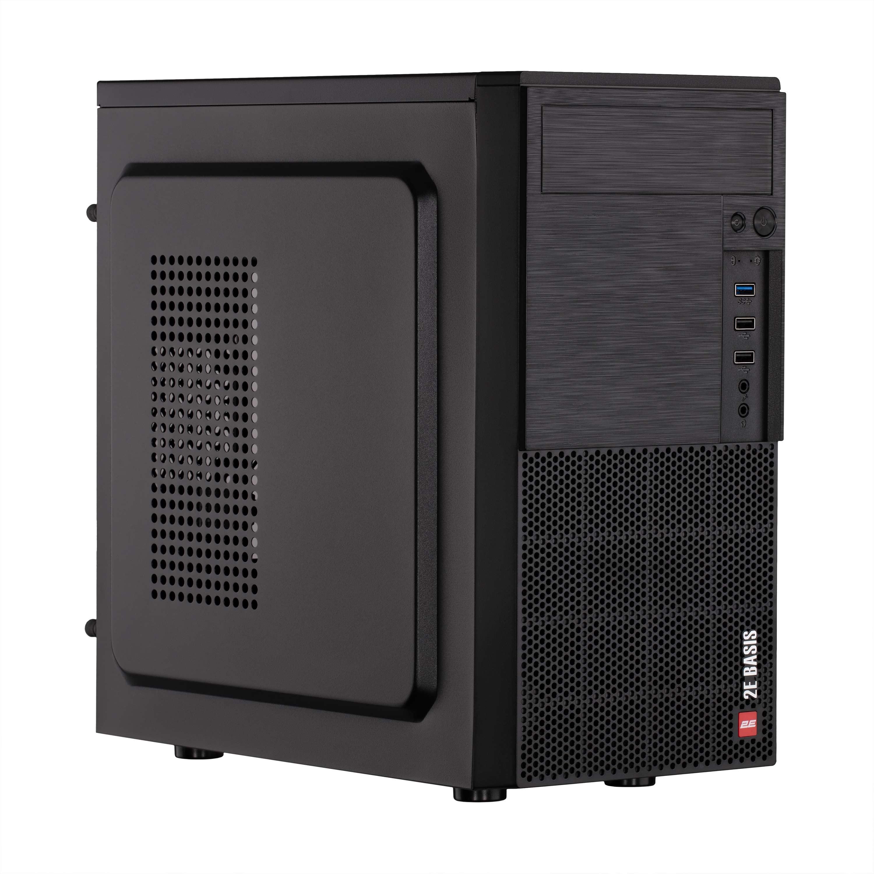 Корпус для комп'ютера 2E Basis RD8603U-400 Mini Tower mATX блок живлення 400 Вт Чорний (2E-RD8603U-400)