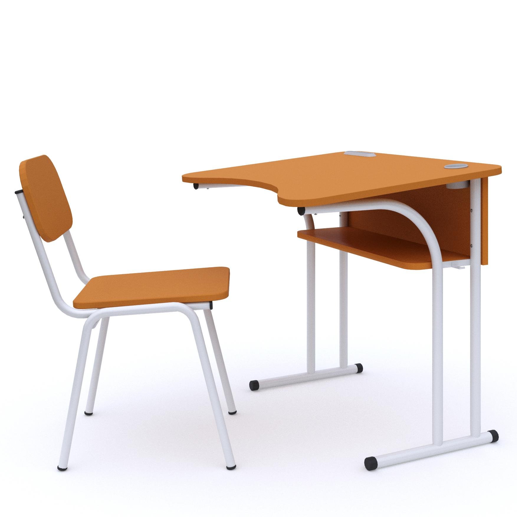 Комплект меблі парта/стул Loft Details P700 Помаранчевий - фото 2 Комплект меблі парта/стул Loft Details P700 Помаранчевий - фото 2