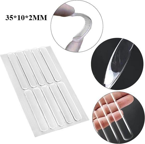 Накладка силиконовая для защиты дверей и мебели 10 шт. 35х10 мм (29403) - фото 4