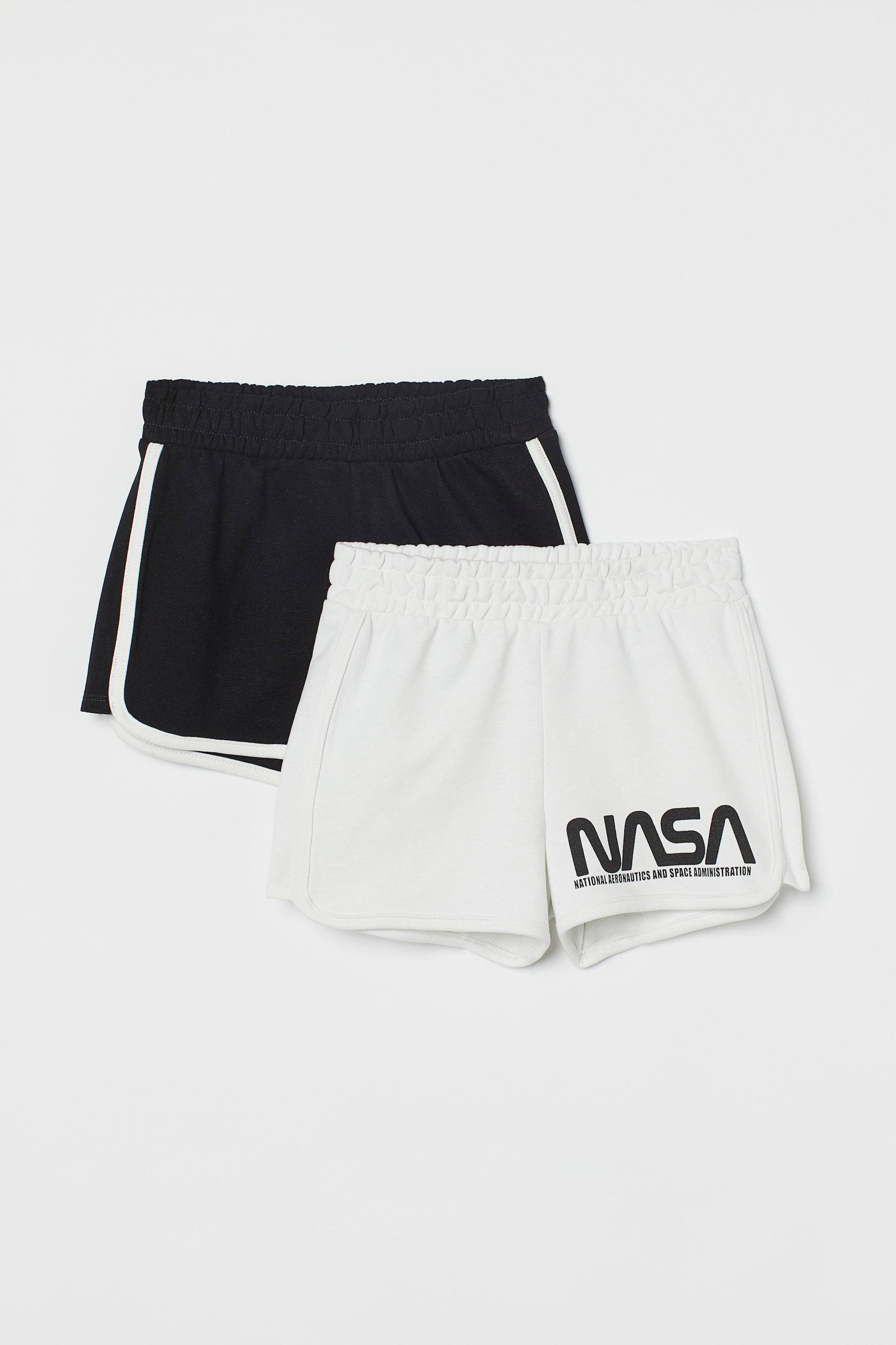 Шорти H&M 2 шт. 146 см Чорний/Білий (A24099366364)