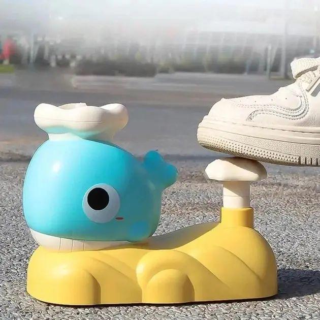 Інтерактивна іграшка літаюча тарілка-фрісбі Small Whale з 2 сачками 20х15х11 см