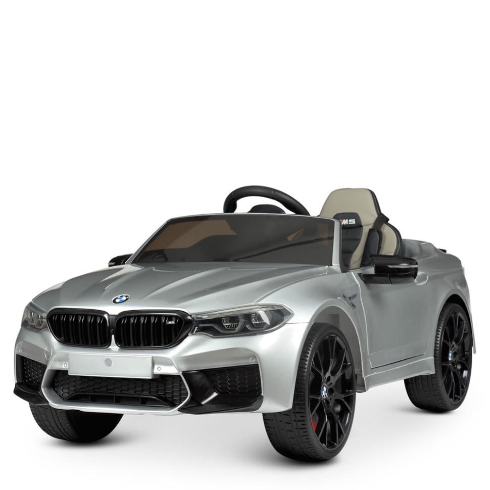 Детский электромобиль Bambi BMW от 3 лет 12V до 30 кг Серый (DE-169-E-1076)