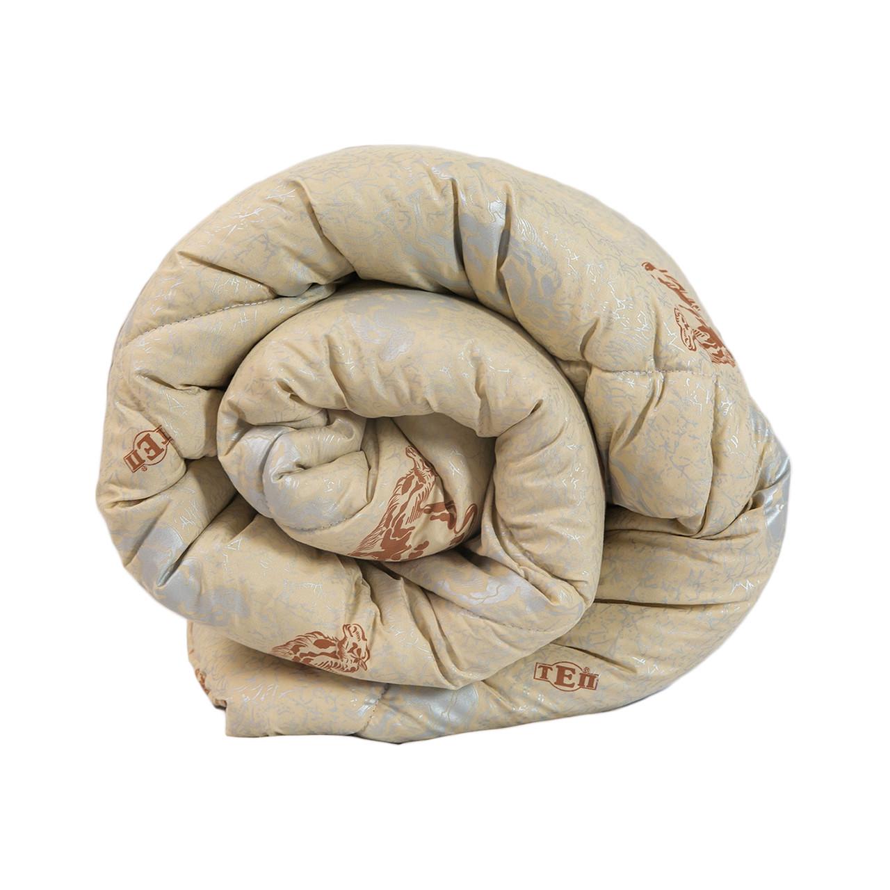 Ковдра зимова Верблюжа вовна євро 200х210 см