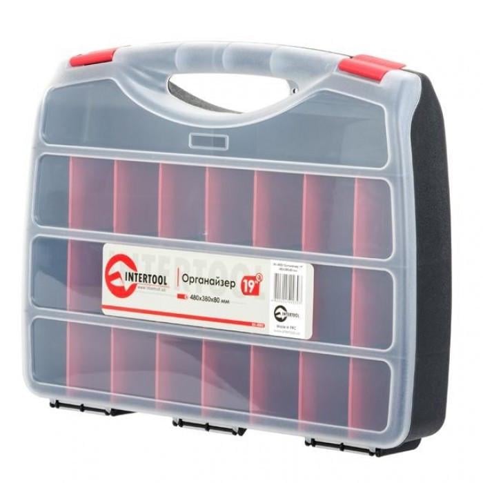 Органайзер пластиковый Intertool BX-4003 19" 480x380x80 мм