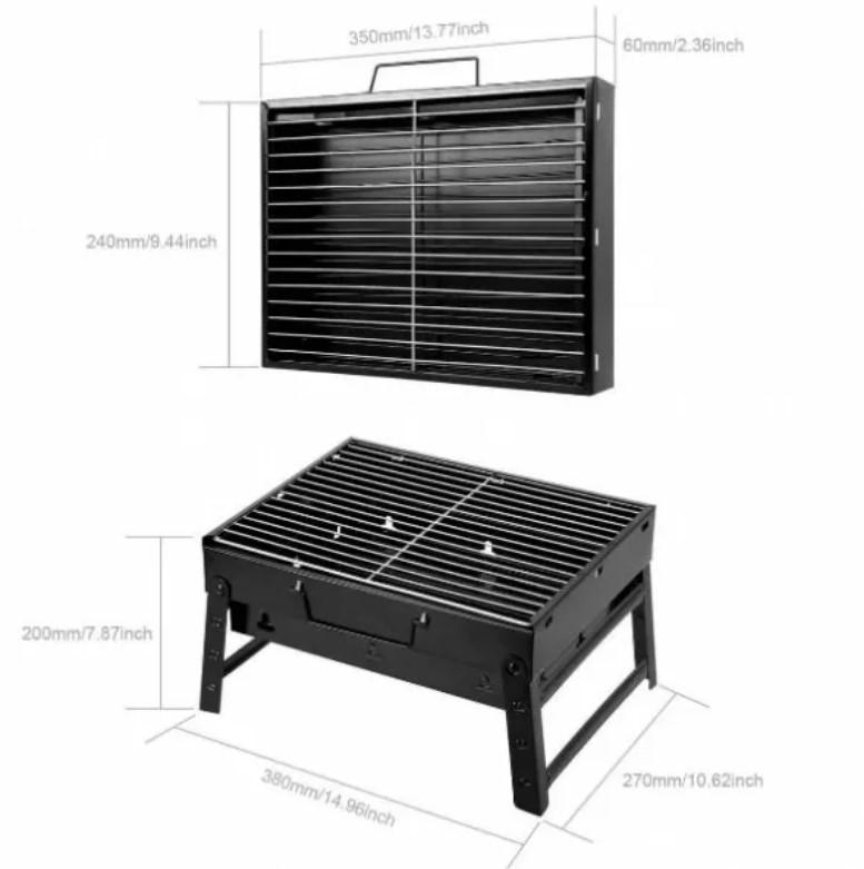 Мангал складной портативный BBQ Grill Portable для барбекю (25590815) - фото 2