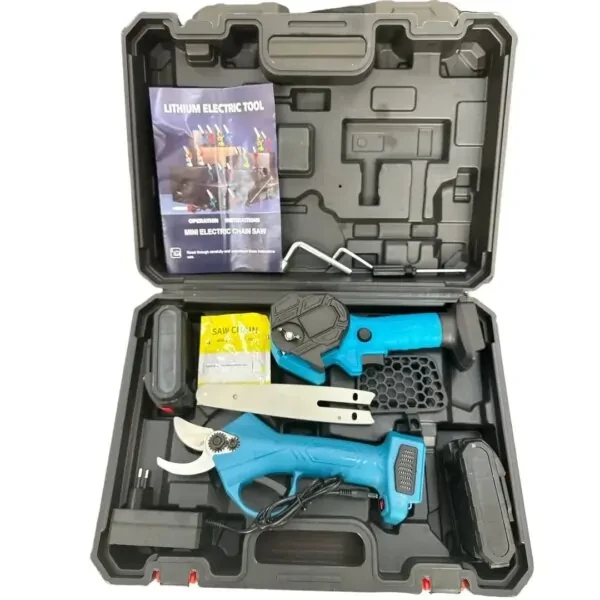 Комплект для сада 2в1 пила цепная 6"/секатор аккумуляторный 24V - фото 2 Комплект для сада 2в1 пила цепная 6"/секатор аккумуляторный 24V - фото 2