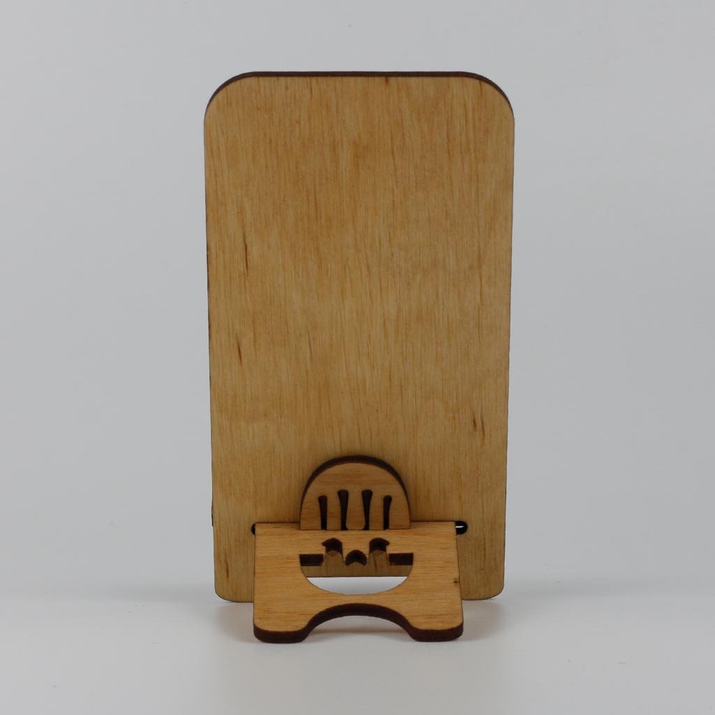 Підставка-тримач для телефону з дерева 24 (03020017) - фото 6 Підставка-тримач для телефону з дерева 24 (03020017) - фото 6