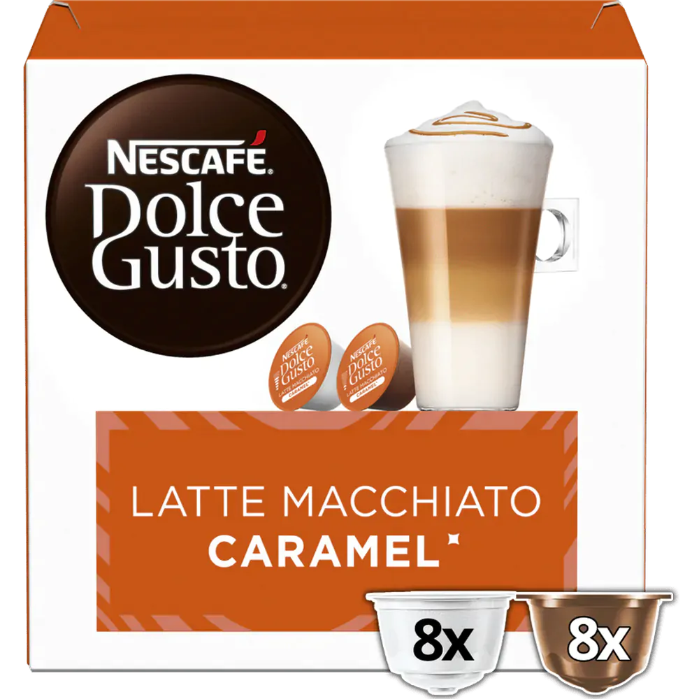 Кофе в капсулах Nescafe Dolce Gusto LATTE MACCHIATO CARAMEL 16 капсул Dolce Gusto