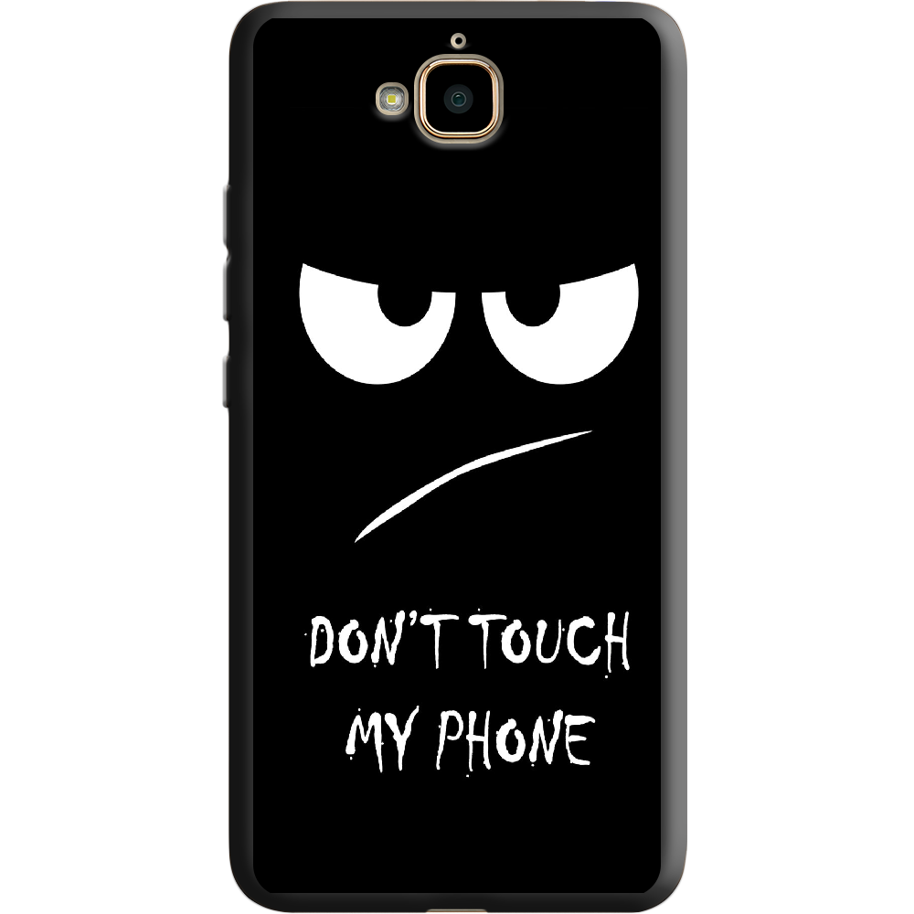 Чехол Boxface Huawei Y6 Pro Don't Touch my Phone Черный силикон (25518-up535-38737)
