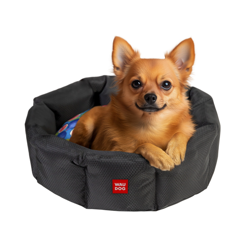 Леженка для собак кошек Waudog Relax Инжир S 34x45x17 см Black (313-4053) - фото 4 Леженка для собак кошек Waudog Relax Инжир S 34x45x17 см Black (313-4053) - фото 4