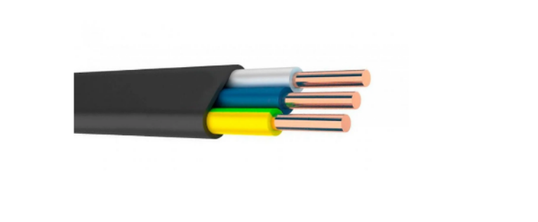 Кабель ВВГнг-П 3х6 ГАЛ-КАТ монолит медный плоский (28447205)