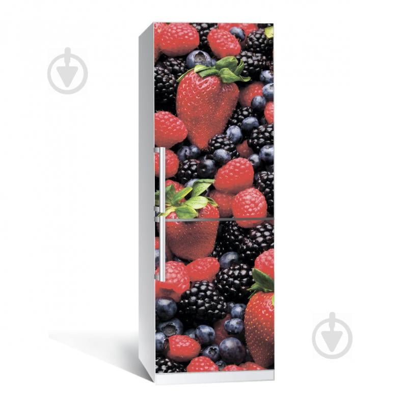 Наклейка на холодильник Zatarga Лісова ягода 650х2000 мм Червоний (Z180053)